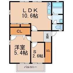 二里ケ浜駅 徒歩4分 2階の物件間取画像